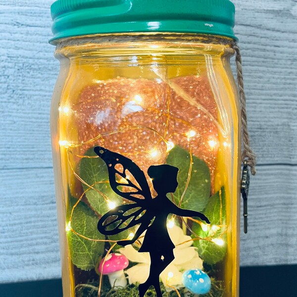 Fairy Garden Jar Etsy