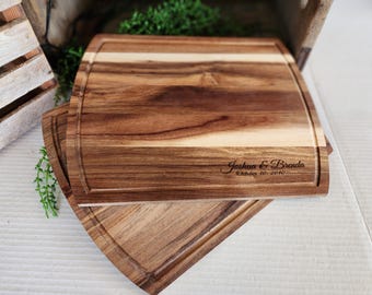 Personalized Cutting Board | Engraved | Acacia Wood | Housewarming Gift ...