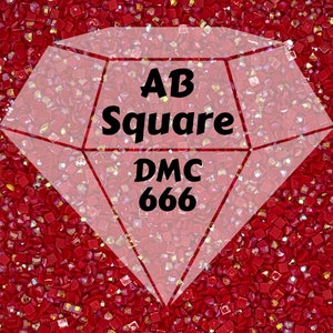 DMC AB Aurora Borealis Diamond Painting Labels, Color Coordinating