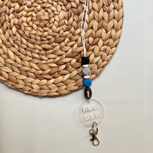 Carolina Panthers: Brinkley is a Great Catcher Football Lanyard