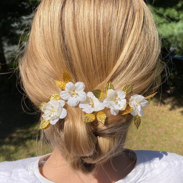 Flower Hair Spirals Etsy