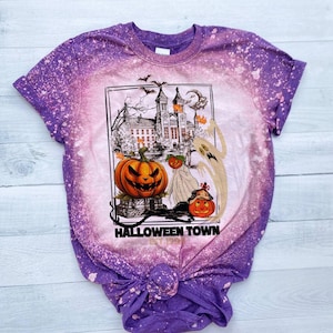 Halloweentown Movie, Halloween University Shirt, Bleached Normal is Overrated, Est 1998, Pumpkin bat, Unisex
