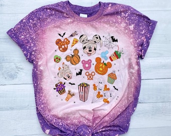 Mickey Halloween snacks shirt, Mummy Pumpkin Disney bleached, Not So Scary Kids shirt, Best Day Ever Disney Halloween