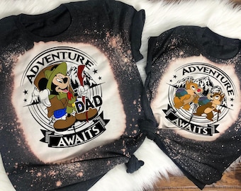 Animal kingdom family shirts, safari adventure tshirts, safari park boys shirt, mens AK shirts, distressed jungle mickey, minnie, goofy