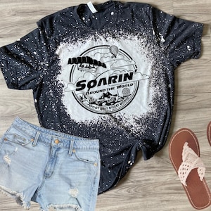 Epcot Shirt, Soarin Shirt, WDW Shirt, Graphic Tee, Bleached Shirt, Epcot Center Shirt, Epcot, Sublimation, Attraction Shirt, Disney Ride Tee