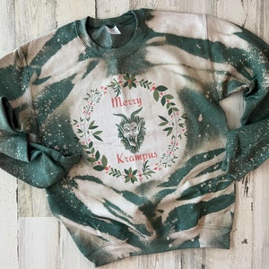 Krampus Sweatshirt, Merry Krampus Sweater, Gruss Vom Krampus, Christmas Shirt, Horror Christmas Shirt, Holiday gothic Tee, Bleach Jumper