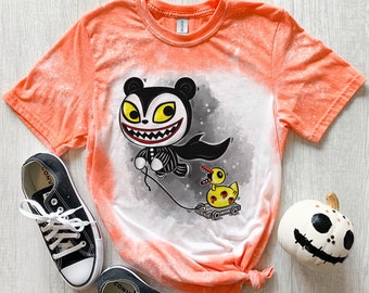 Alptraum vor Weihnachten Vampir Teddy Shirt, Tim Burton Shirt, untote Ente Shirt, Alptraum vor Weihnachten Shirt, Halloween Shirt