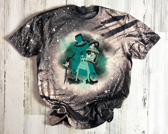 Camiseta de fantasma de Hatbox, camiseta de la mansión encantada, mortales tontos, mansión aterradora de Disney, atracción de Disney, Halloween espeluznante, camiseta gráfica