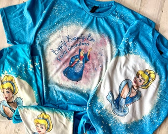 Fairy godmother reveal, Bibbidi Bobbidi Boo pink or blue shirt, fairy grandmother, new grandma surprise shirt