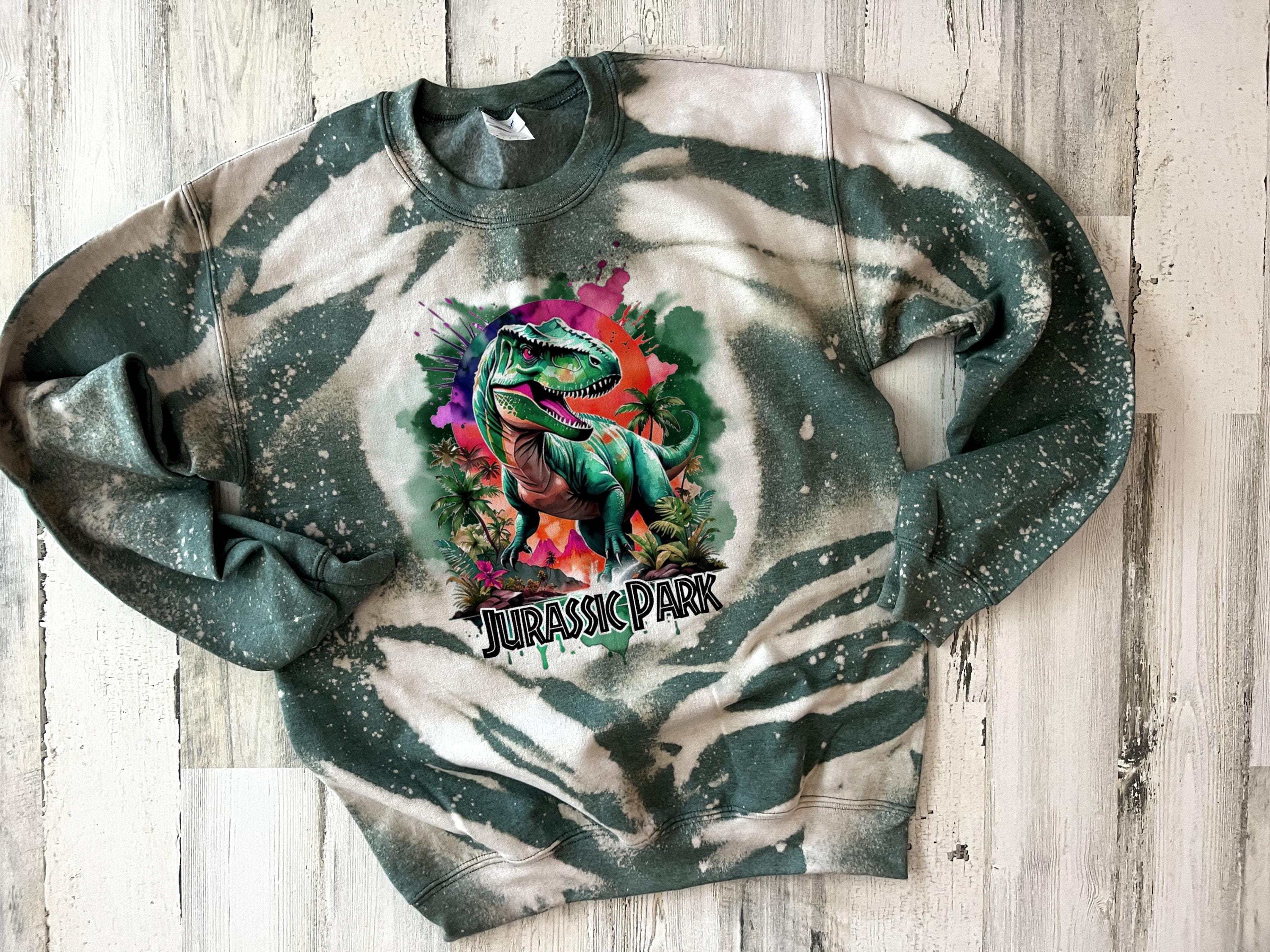 Sweatshirt Jurassic Park Vintage 1992 'Nice To Be Free' - Taille L - Homme - Noir