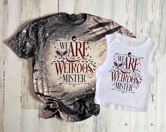 Weirdos Crop Tank, Witchcraft Baby tee, We Are The Weirdos Mister Crop, Halloween tank top, Witch Magic, Halloween, Scary Spooky