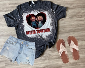 Bride of Chucky Shirt, Child&#39;s Play Shirt, Horror Shirt, Graphic Tee, Bride of Chucky, Bleach Shirt, Pop Culture Shirt, Chucky Shirt