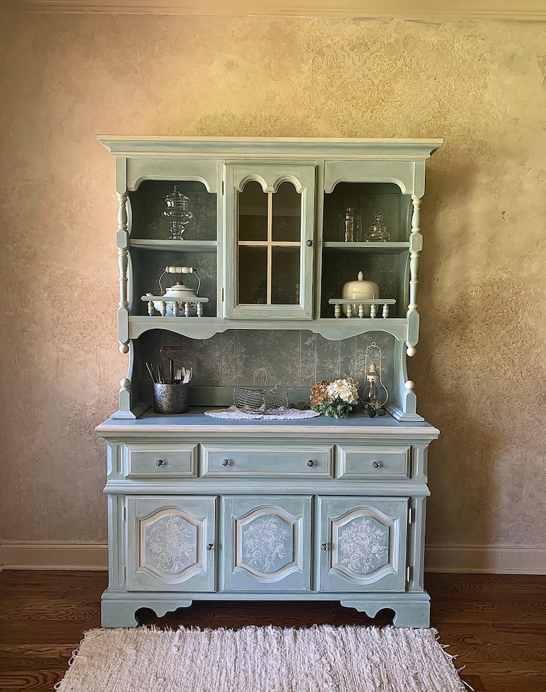 China Hutch Farmhouse Cottagecore French Country Etsy