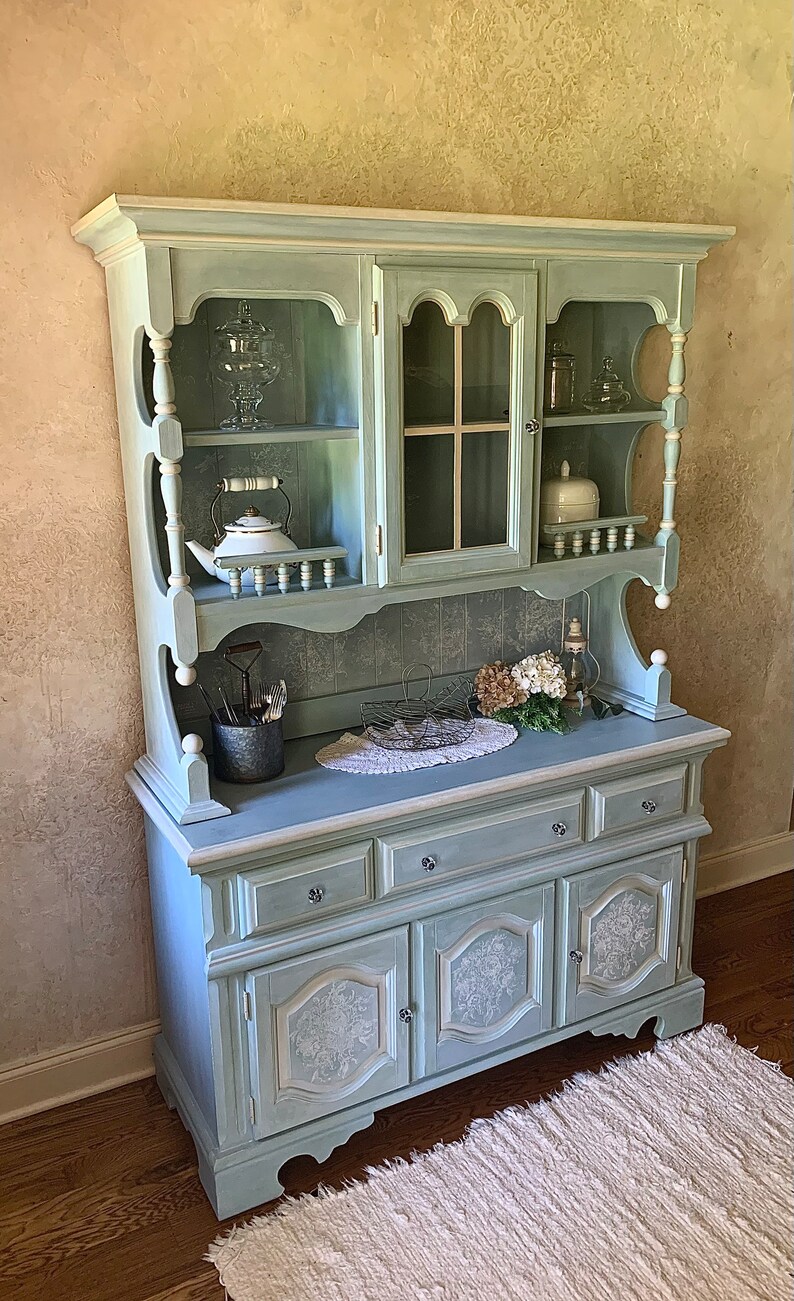 China Hutch Farmhouse Cottagecore French Country Etsy