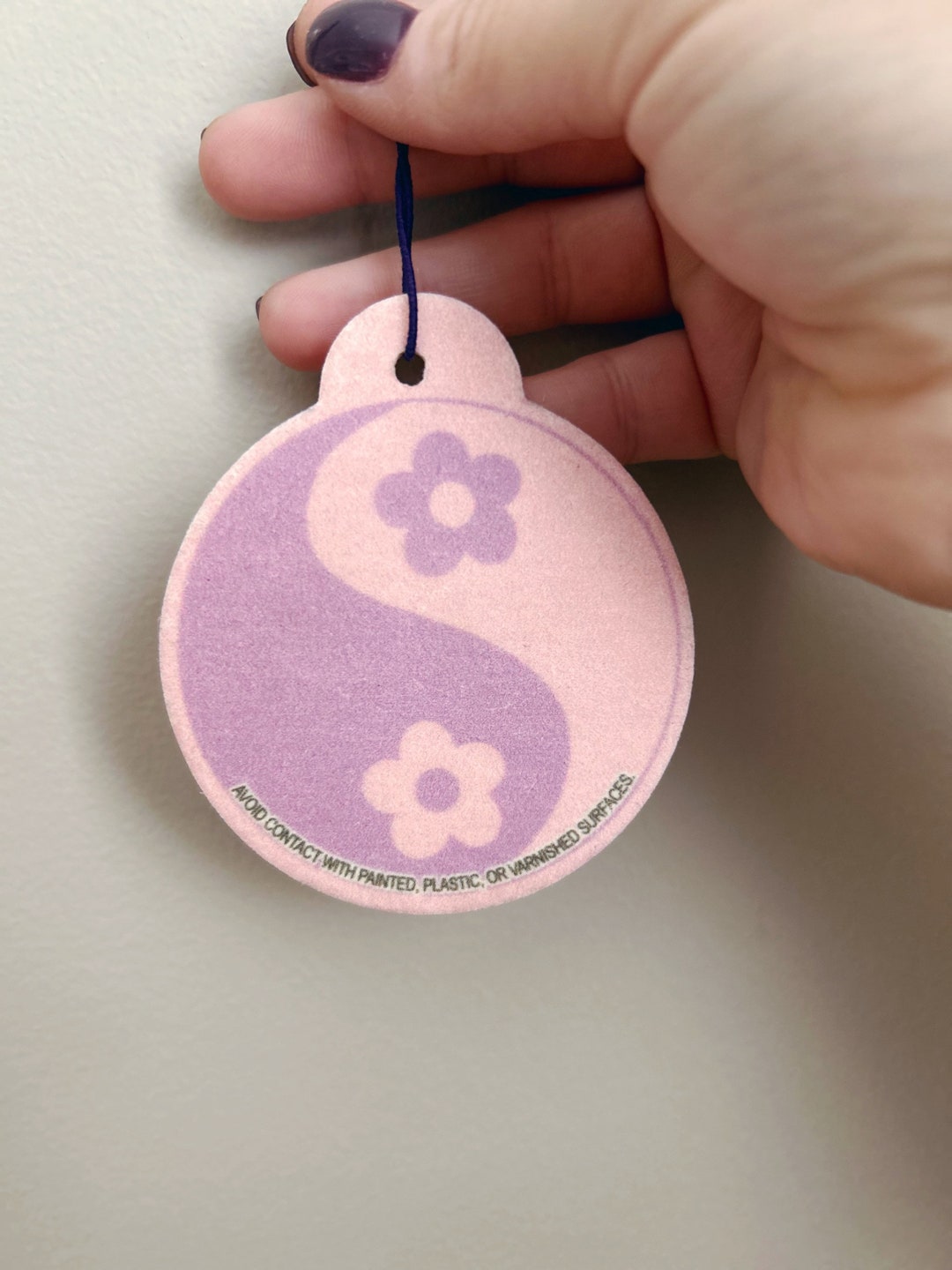 Smiley Face Car Air Freshener, Rear View Mirror Hanging Car Decor, Cute Car Gifts, Aesthetic Car