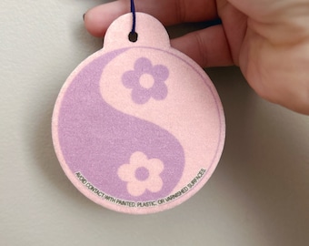 Smiley Face Car Air Freshener, Rear View Mirror Hanging Car Decor, Cute Car Gifts, Aesthetic Car Accessory Charm, Y2K Gifts For Him or Her