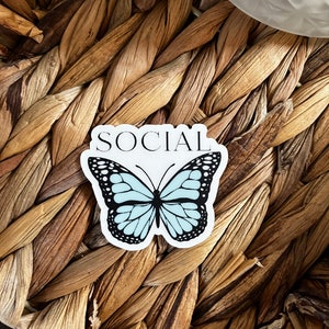 Y2K Schmetterling | 2000er Aufkleber | Y2K Sticker Set | 2000s Sticker Pack | Y2K Inspiriert Sticker | Y2K Ästhetische Aufkleber | Vinyl Sticker