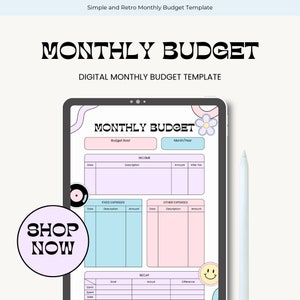 Digital Planner | iPad Planner | GoodNotes Planner | Retro Planner | Undated Planner | Weekly Planner | Daily Planner | Monthly Planner