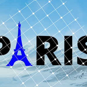 Paris, Eiffel tower SVG, Cricut file, Paris silhouette SVG, Eiffel tower files for cricut, Eiffel tower clipart