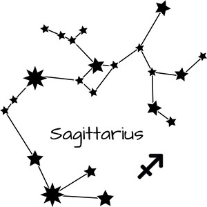 Sagittario Svg, Zodiac Svg, Oroscopo Svg, Segni astrologici svg, Zodiac Symbols Svg, Positive Svg, File Svg Per Cricut