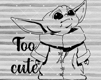 Yoda Silhouette Etsy