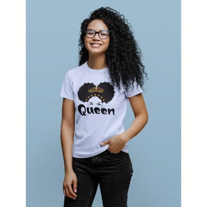 Afro Queen, Black Woman SVG, Afro Girl SVG, Afro Hair, Boss Lady Girl ...