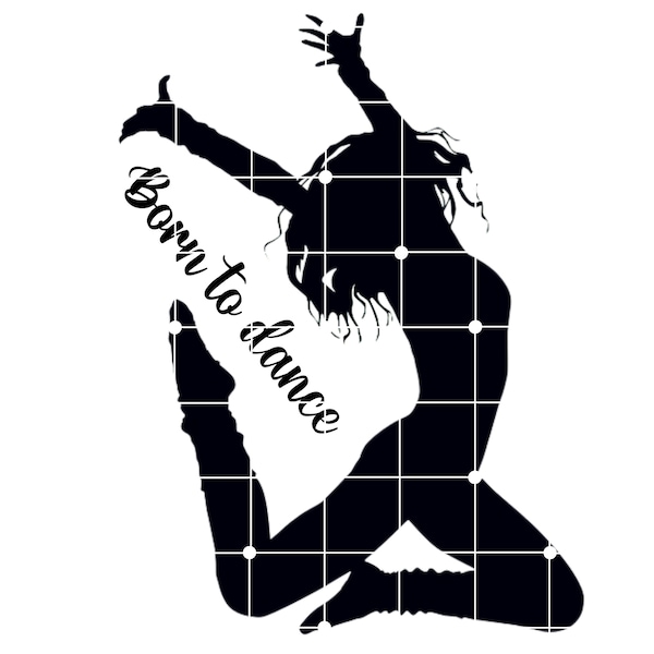 Born to dance, Cricut file svg, Vector dance svg, Dance svg, Dance silhuette svg, Move svg, Quotes svg, Latino Svg, Street dance Svg