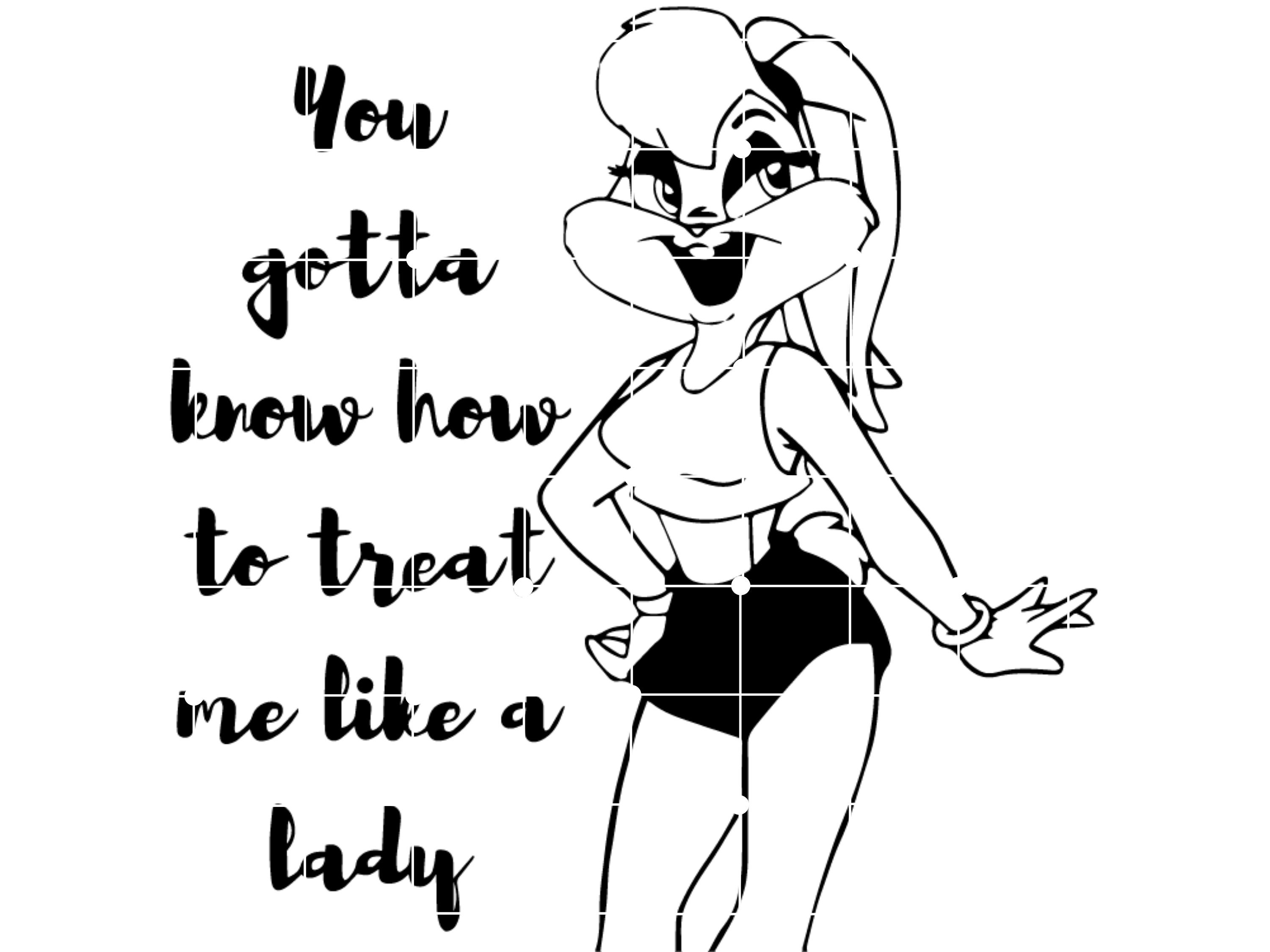 Treat Me Like a Lady SVG Lola Bunny Bugs Toon Cartoon - Etsy Treat Me Like a Lady SVG Lola Bunny Bugs Toon Cartoon - Etsy