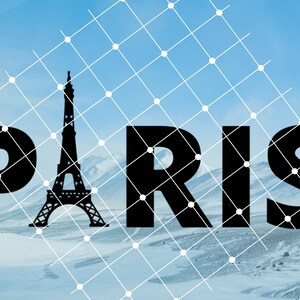 Paris, Eiffel tower SVG, Cricut file, Paris silhouette SVG, Eiffel tower files for cricut, Eiffel tower clipart, France SVG
