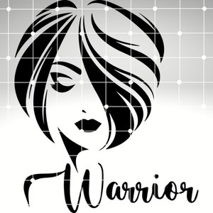 Krieger SVG, Frau SVG, Boss Lady, Cricut Datei, Girl Power SVG, Silhouette