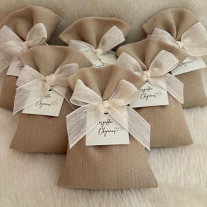 Babygeschenke Lavendelbeutel, Set mit 30-40-50 Personalisierten Karte Lavendelbeutel, Willkommensgeschenke