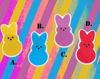 Colorful Easter Bunny Marshmallow Treat Resin Acrylic Planar 1 PC Charm Pendant Scrapbooking DIY Bows Accessories