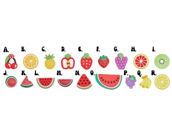 Fruit Charm | 1 PC Food Pendant | Kawaii Charm | Strawberry Charm | Watermelon Charm | Apple Charm | Grape Charm | Banana Charm | Citrus