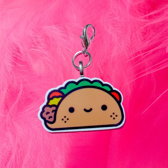 Kawaii Taco Charm Cinco De Mayo Charm Taco Tuesday 1 PC Resin Acrylic  Planar Scrapbooking Bows Accessories 