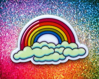 LF Rainbow Charm | 90s Charm | Pride Charm | Resin Acrylic Planar 1 PC Charm | Neon Charm | Kawaii