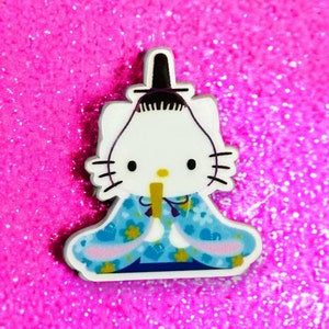 HK Japan Emperor Charm | Emperor of Japan Planar | Kitty Planar | 1 PC Acrylic Resin Planar Charm | Hinamatsuri Planar | Flatback