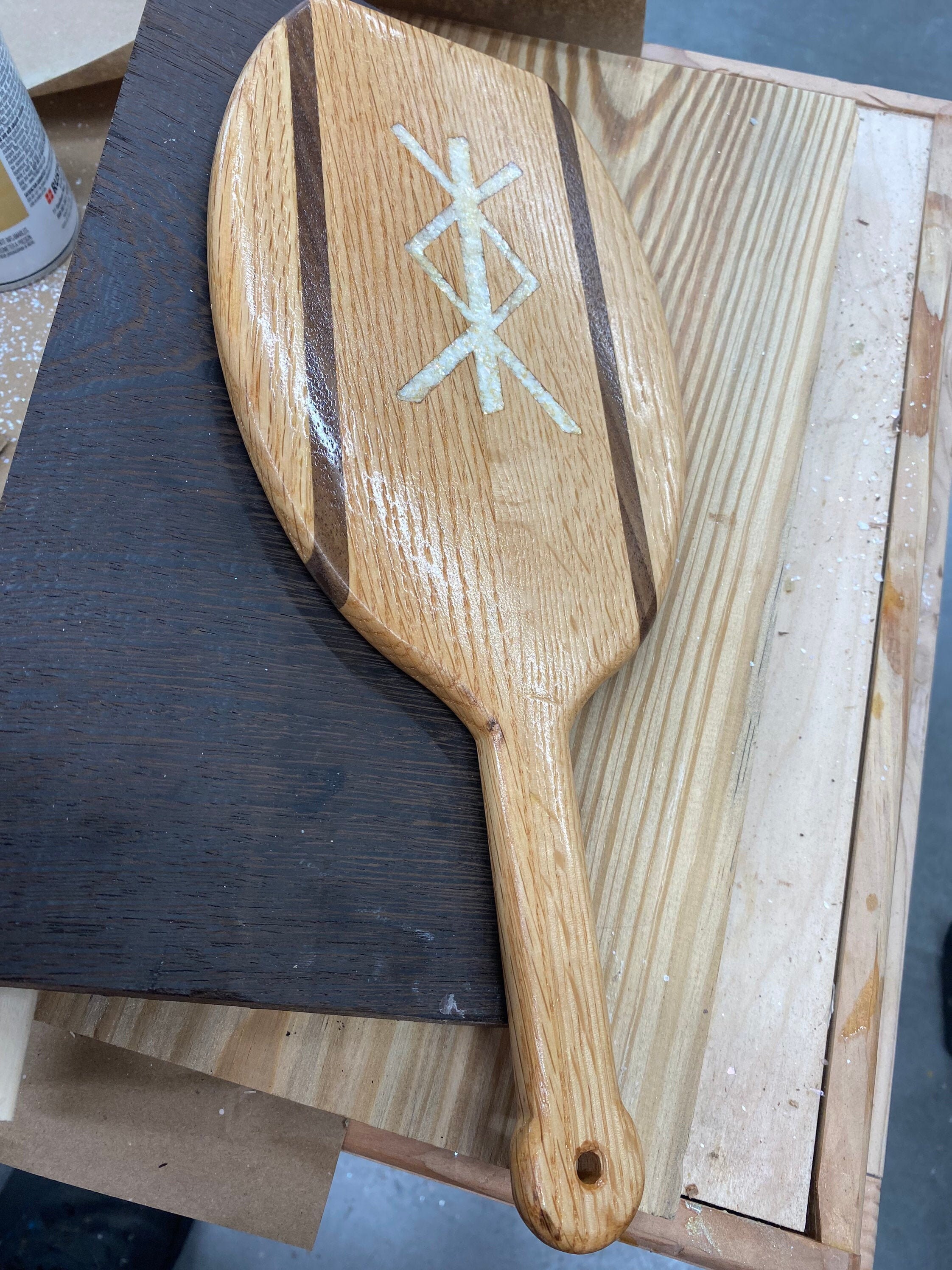 Custom handmade hardwood paddle Etsy