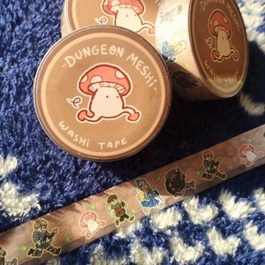 DUNGEON MESHI washi tape 1,5cm x 5m