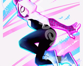 PRINT GWEN STACY spidergwen