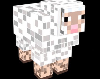 Minecraft Sheep Printable Instant Digital Download