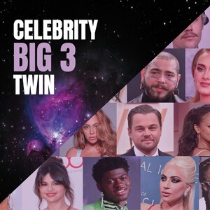 Celebrity Big 3 Twin Reading - Signos del zodiaco - Lectura de astrología - Carta natal - Signo solar - Signo de la luna