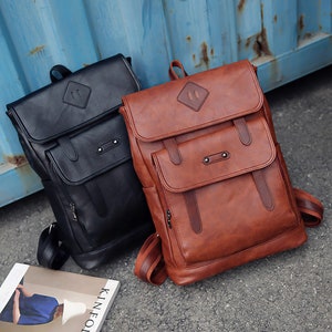 Leather Backpack, perfect for everyday use | School backpack | Backpack for work | Three available colors