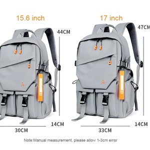 Casual college backpack Water repellent backpack crafted from high-quality materials 15.6 & 17 inch laptop backpack Backpack for work zdjęcie 10