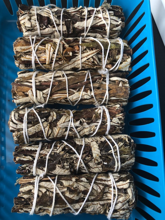 4” yerba santa smoke cleansing bundles; sacred sage alternative/non-sage smoke bundles
