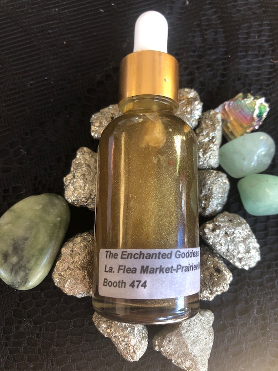 Luck & abundance atrraction magical and herbal infused oil with intentions and blessed; attract financial blessings andabundance of all kind