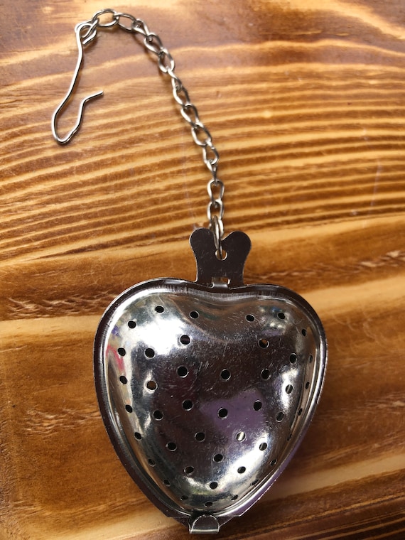 Metal heart tea, coffee, herb stainless steel strainer, tea diffuser,