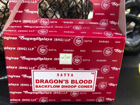 Satya dragons blood backflow cones