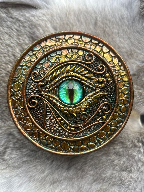 Dragon Eye resin jewelry box