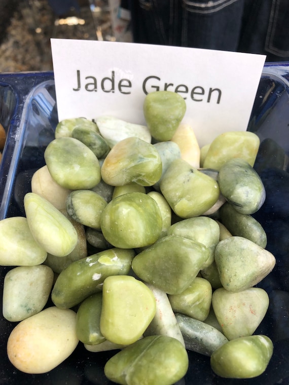 green jade crystals