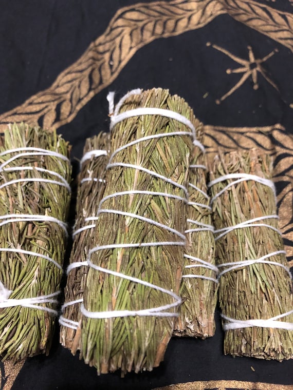 rosemary smoke cleansing bundles 4”